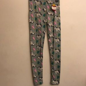 Unicorn girls leggings size M